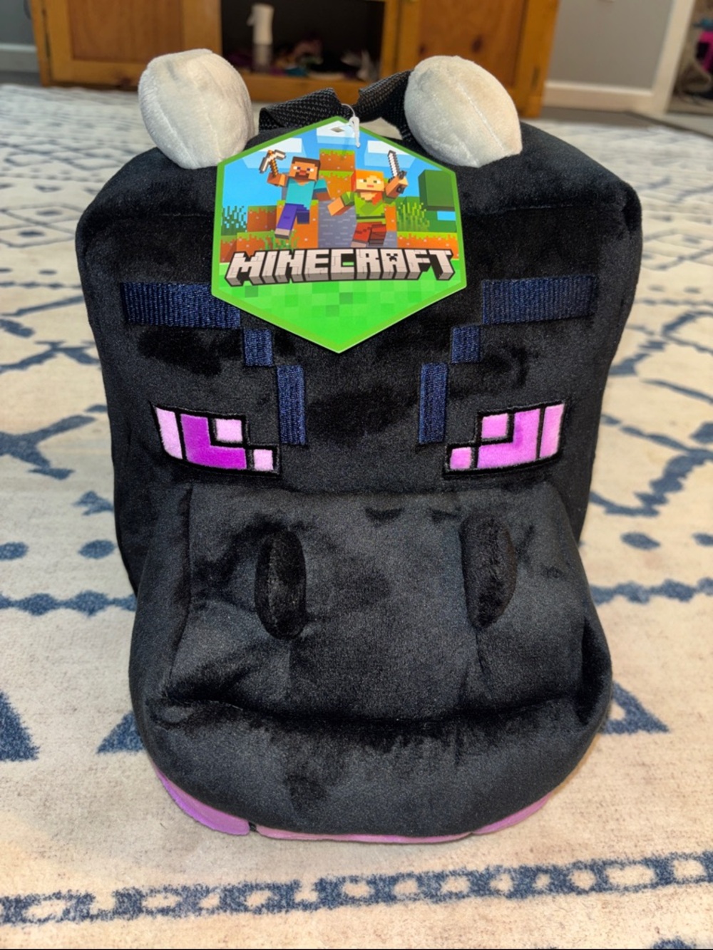Minecraft Ender Plush Back Pack! Brand New!